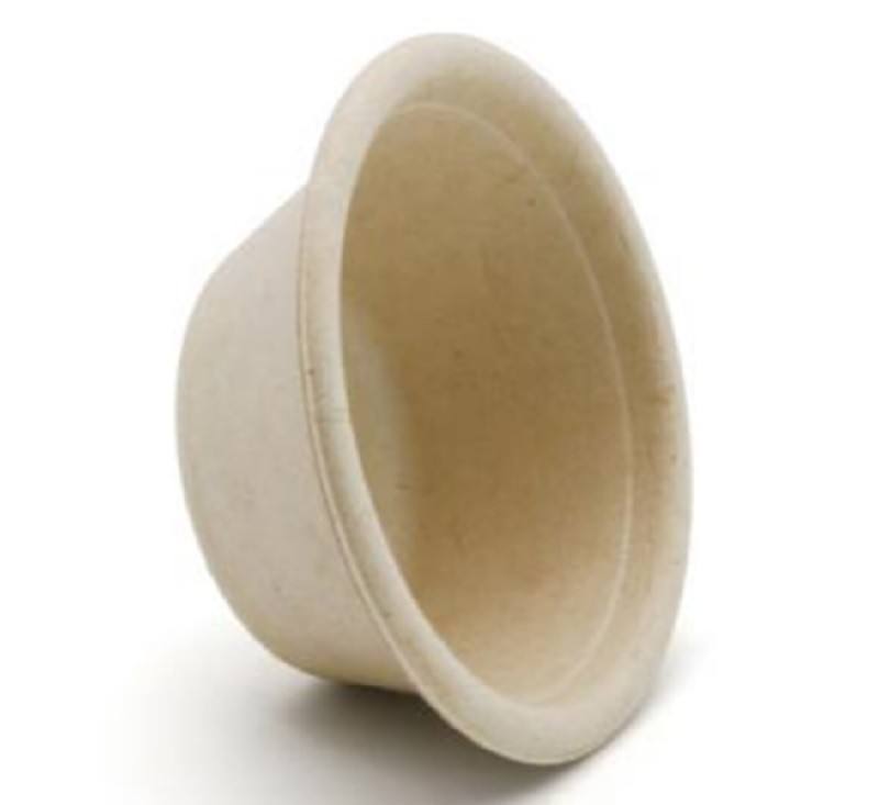 Lid for 2oz sauce cup/60ml -Compostable Sugarcane cup