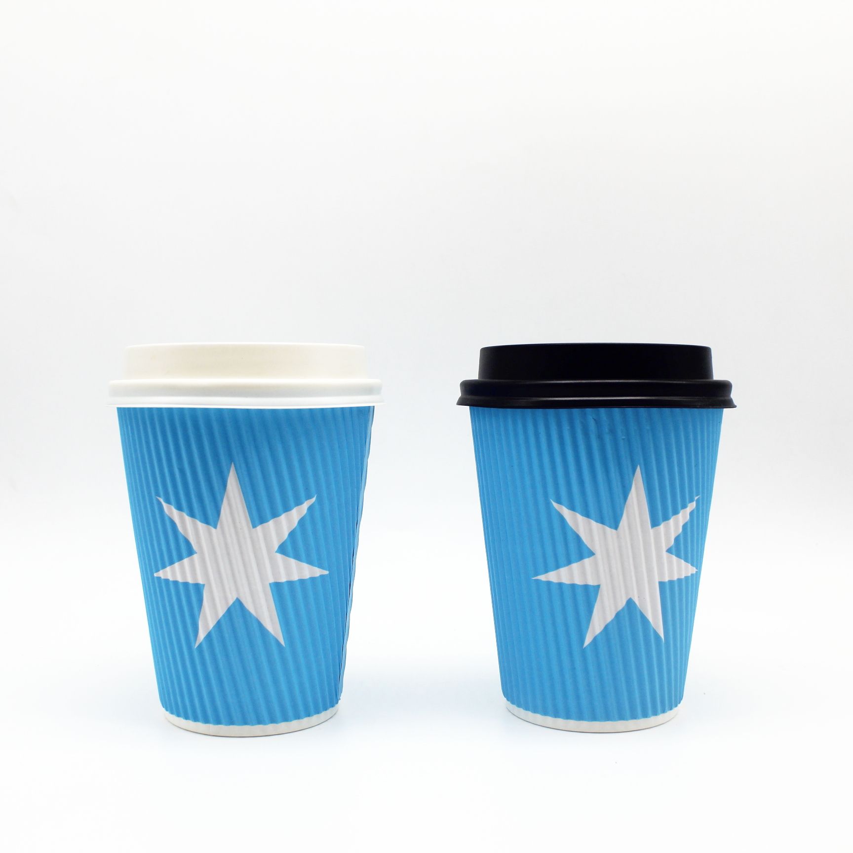 Hot Drinking Custom printing Logo Double wall Paper Cups 8oz Coffee Paper Cups