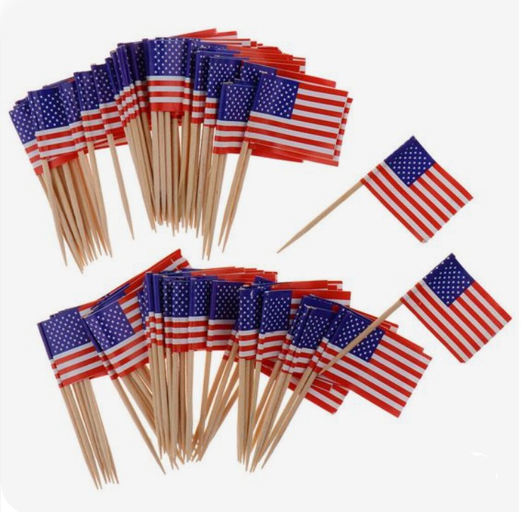 150mm length Toothpick Flags-Custom Made
