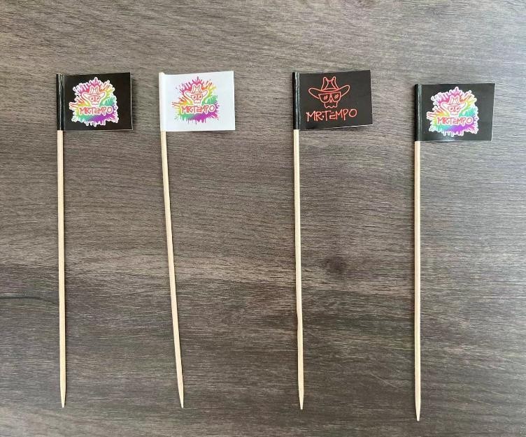 150mm length Toothpick Flags-Custom Made