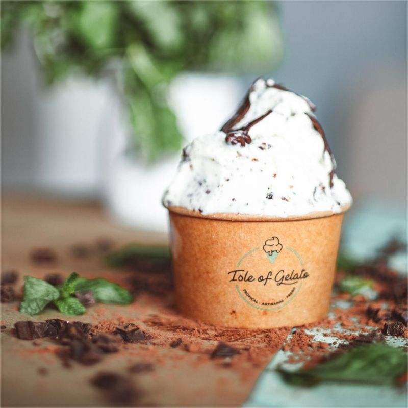 Food Grade Take Away Container Biodegradable White Disposable Ice Cream Paper Bowl For Food